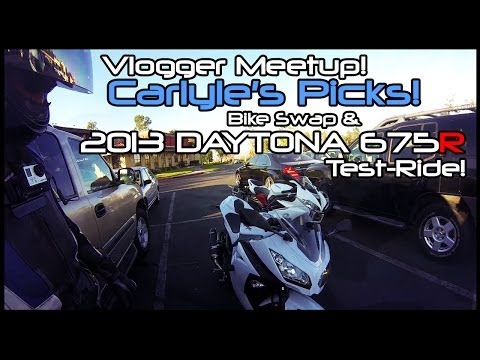 Triumph Daytona R Test/Review and meetup with CarlylesPicks! Triumph Daytona R Test/Review and meetup with CarlylesPicks!