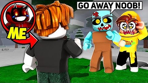 Pretending To Be A NOOB To Troll My FRIENDS In 99 Nights In The Forest