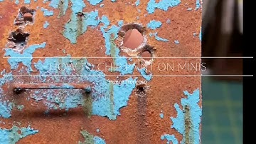 How to make Chipped paint effect for miniatures