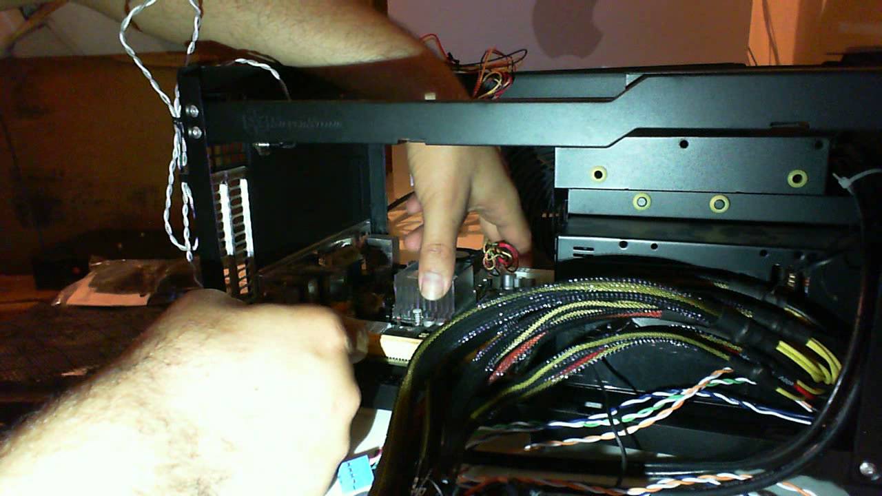 Mini ITX Gaming Rig Setup Silverstone SG07 Case Quad Core CPU - YouTube