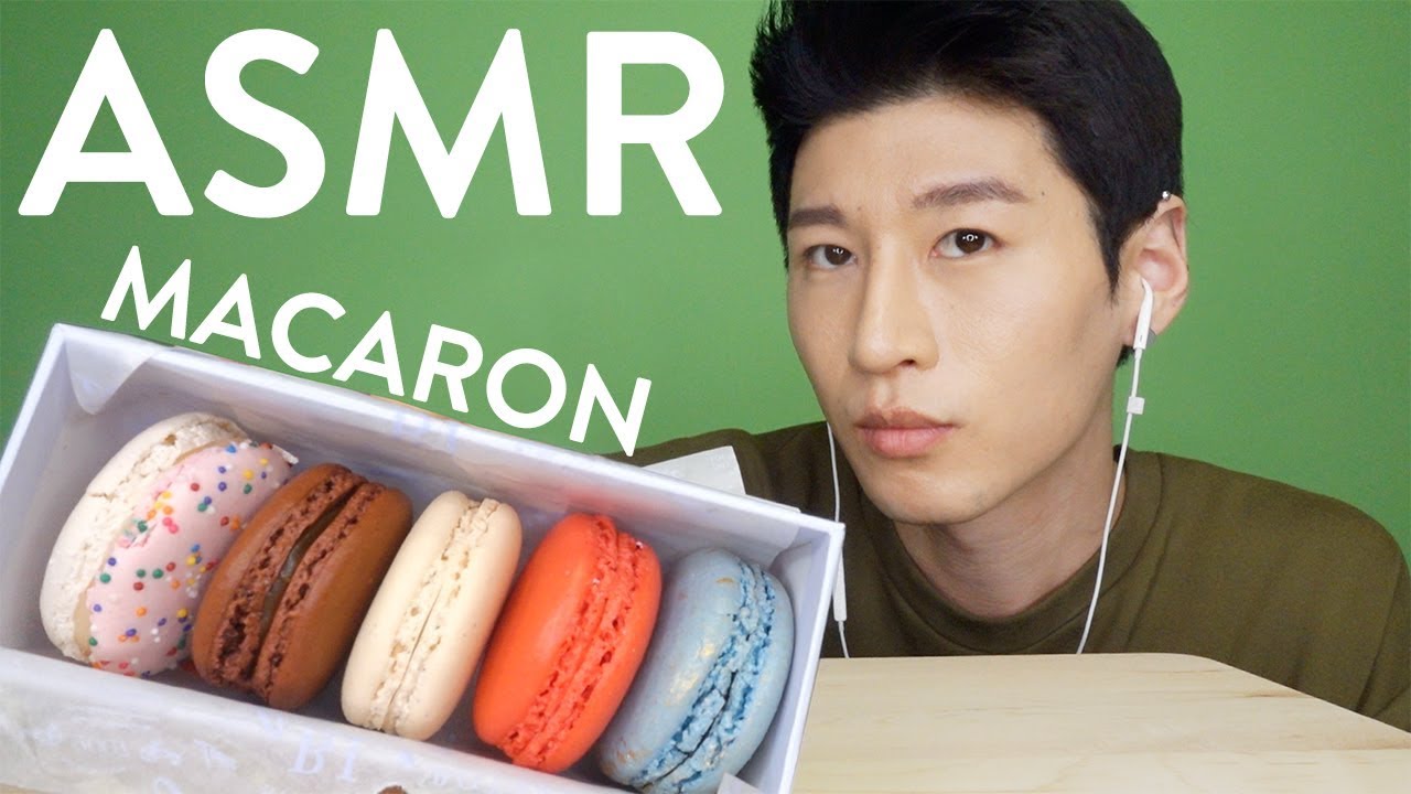 ASMR Eating Macarons (NO TALKING) | SOFT + CRUNCHY EATING SOUNDS