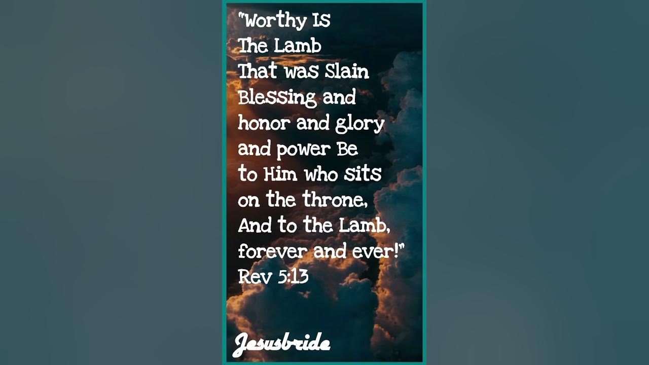 Worthy is the Lamb that was slain #worthyisthelamb #lambofgod #2023 #obinigwe #by @Ministerguc