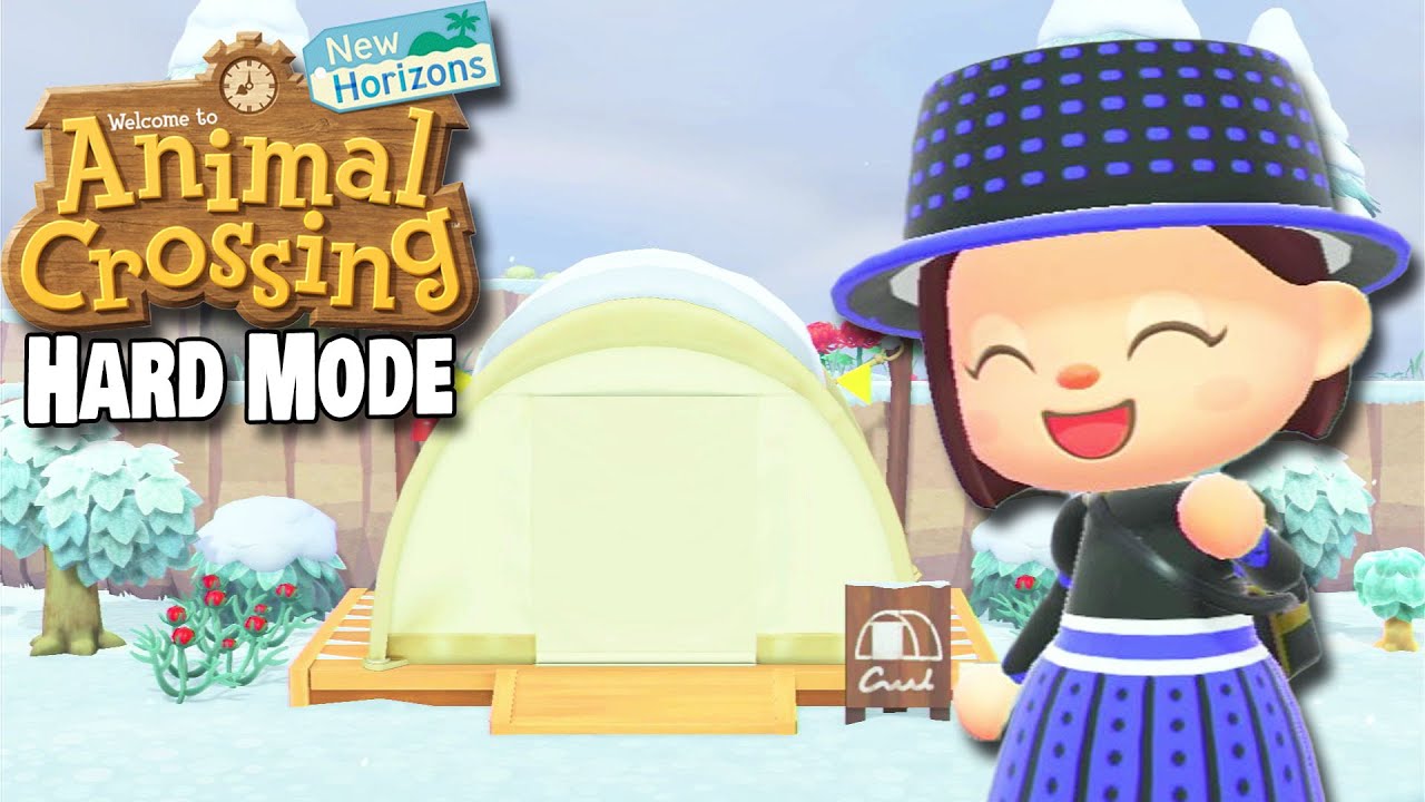 I Got My First Campsite Villager In Hard Mode | Animal Crossing New Horizons