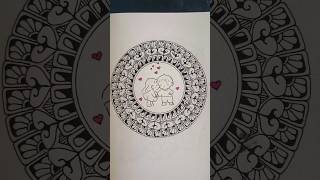 #simple #mandala #art #asmr #diy #artist #painting #asmr 💕 #shorts #shortvideo
