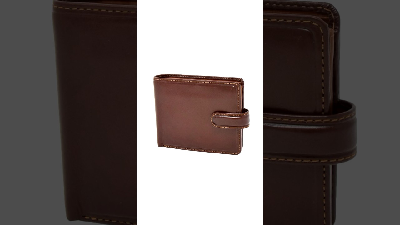 Leather wallets and purses 