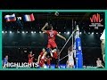 Russia vs France | Highlights | 11 Jul | Men's VNL 2019