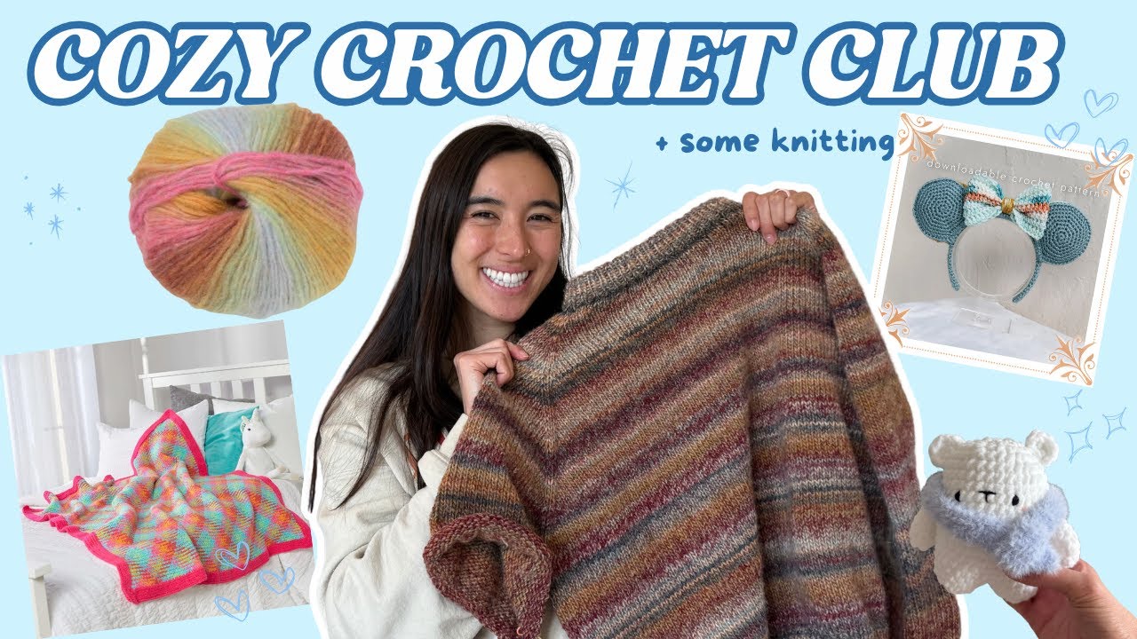 Уютный клуб любителей вязания крючком | Январский обзор вязания крючком | Вязание, незавершенные ...