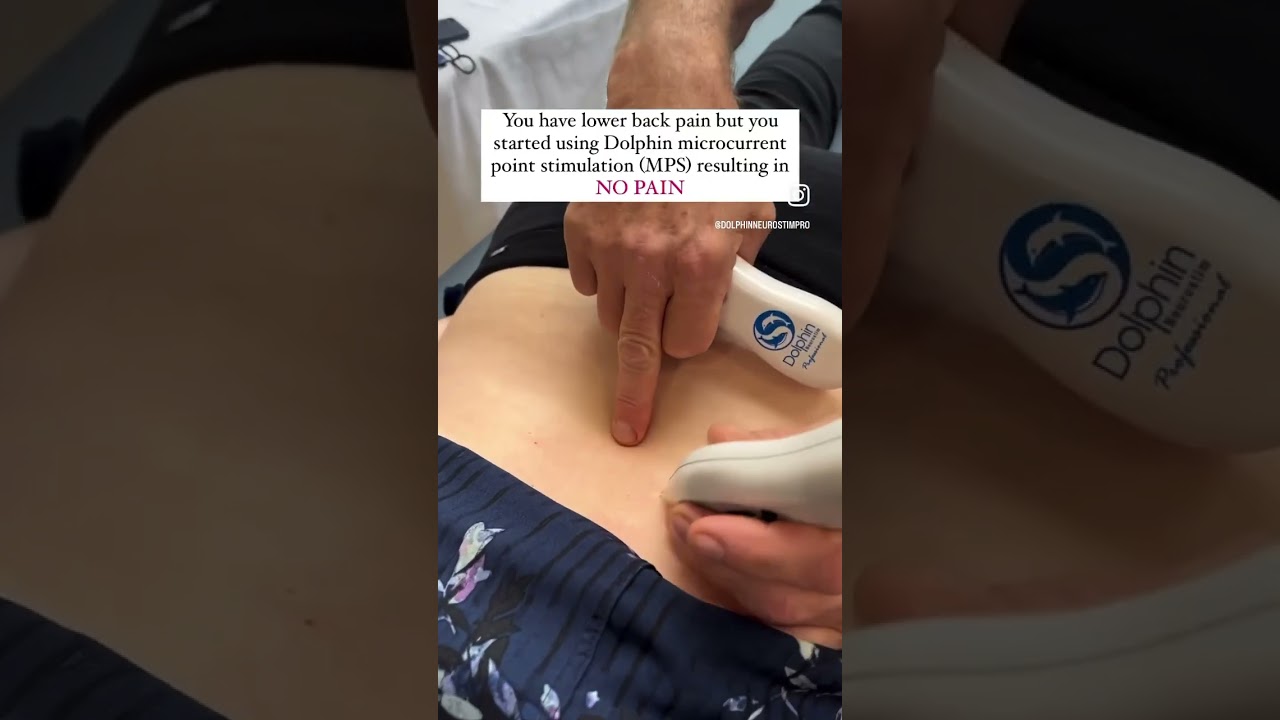 Back Pain no more! Try using Micro current Point Stimulation! 