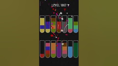 Water sort puzzle level 1867