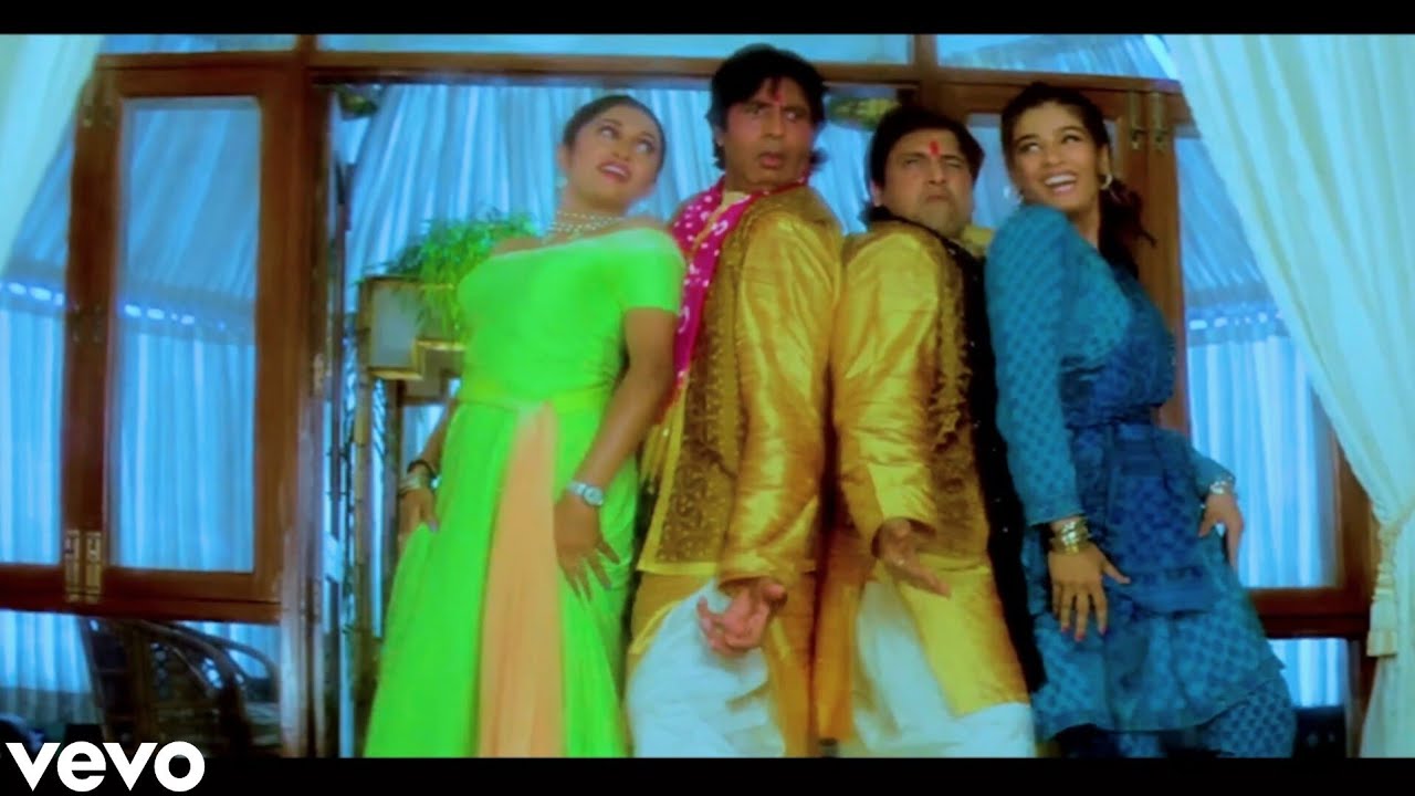 Deta Jai Jo Re HD Video Song  Bade Miyan Chote Miyan  Govinda Raveena Tandon Amitabh Bachchan