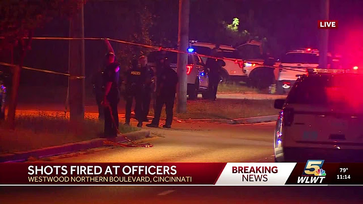 Shots fired at officers in Westwood
