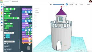 Create a 3D Lighthouse inTinkerCAD CodeBlocks | DIY_Projects