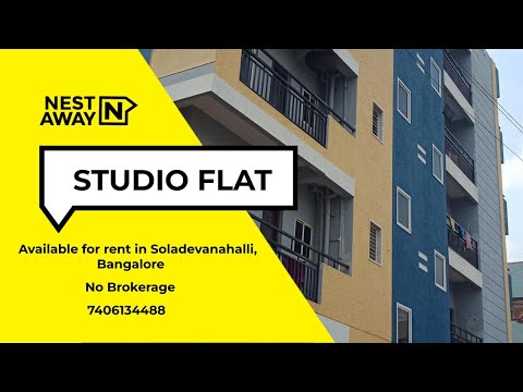 Studio Flat for rent in Bangalore | Soladevanahalli | Women | No Brokerage | 7406134488