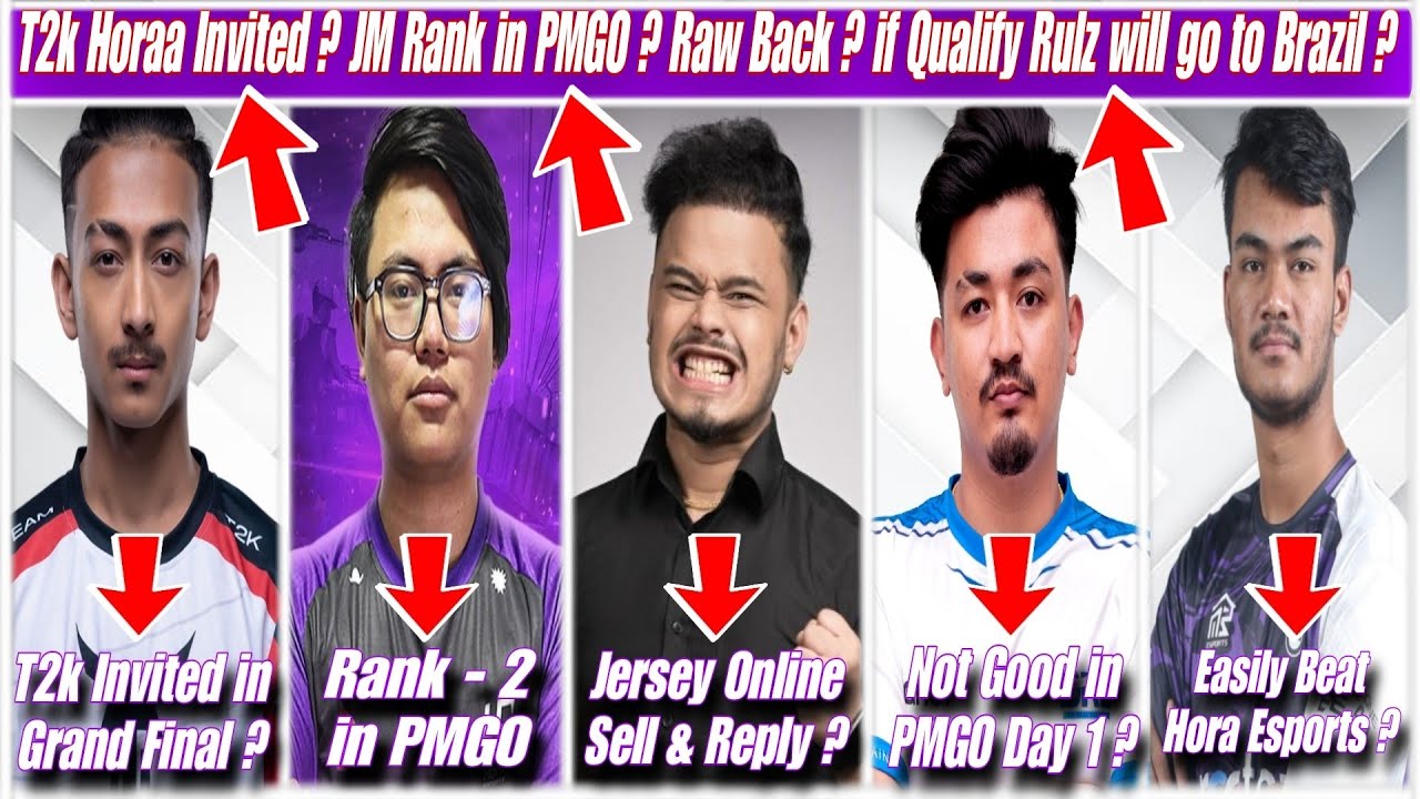 PMGO Round 2 Day -1 Results? T2k Horaa Invited? Raw Back? Big News: Cr7Horaa DrsRulz A1 Reply JM ?