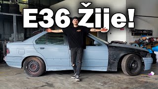 Stěhování a Test E36ky!