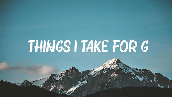 Larry Fleet - Things I Take For Granted (Lyrics) 🍀 Hot Lyrics 2024