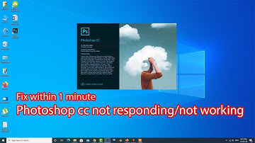 Fix adobe photoshop not responding windows 10