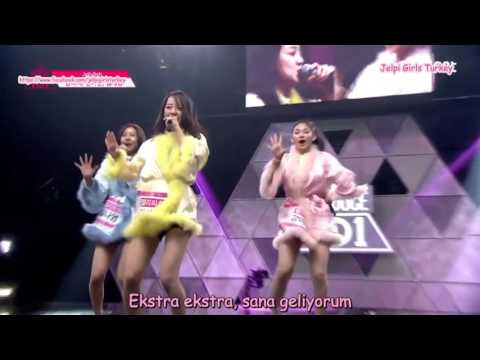 Produce101 Kang Mina, Kim Nayoung, Kim Sejeong - Something New Türkçe Altyazılı