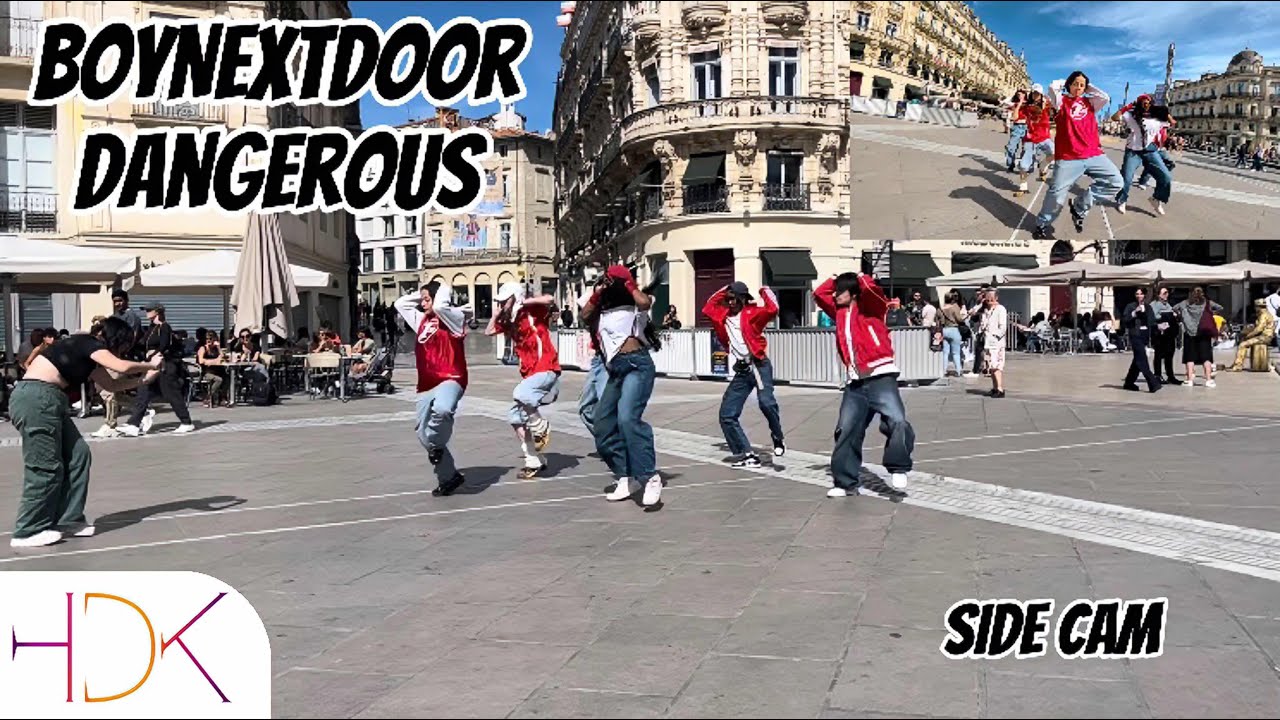 [KPOP IN PUBLIC SIDE CAM] BOYNEXTDOOR 'DANGEROUS' Dance cover | original Dance Break by HDK - France