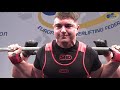 Men Jr, 105 kg - European Open, Sub-Junior and Junior Classic Powerlifting Championships 2021