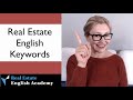 Real Estate English Vocabulary Keywords