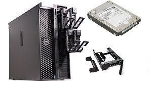 How to add/replace a hard drive for # dell precision 5820