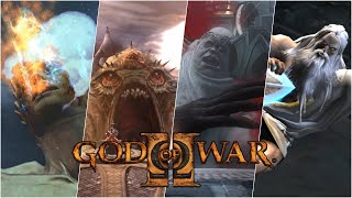 God of War 2 All Boss Death Scene