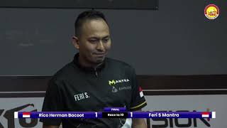 FULL MATCH International Borneo 9 Ball Open Series 2-2024 FINAL Rico (INA) VS Feri S Mantra (INA)