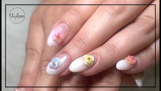 3D Flowers with Ombré Accent