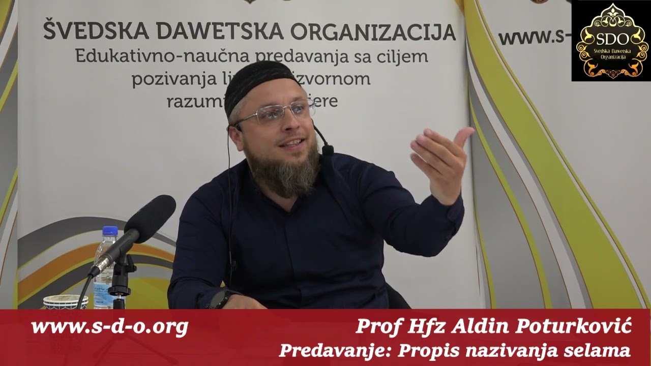 Prof hfz Aldin Poturković - Propis nazivanja selama