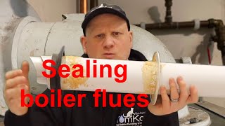 Do we need to seal gas boiler flues, How to correctly seal gas boiler flues, gas safe TB 152