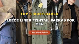 Best Fleece Lined Fishtail Parkas For Men on AliExpress | Review - Men's Heavyweight Fleece Lined Ca