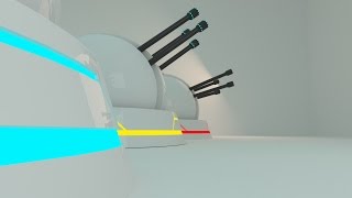 3ds max vray render gercekci realistic robot turret cannon sci fi