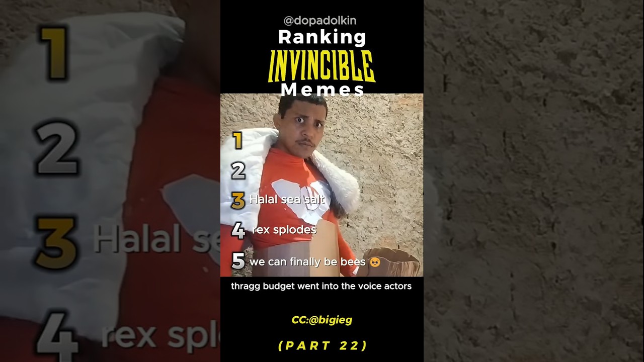 Ranking the Funniest Invincible Memes PART 22