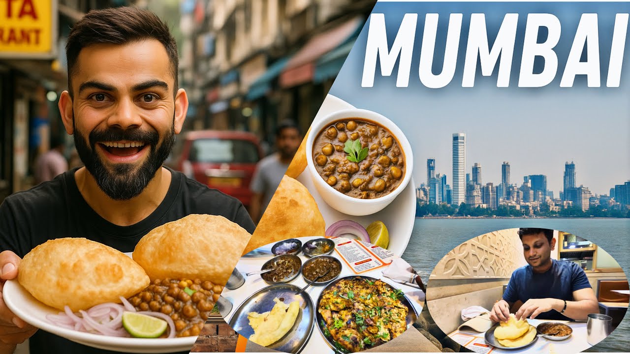 Virat Kohli's Suggested Chole Bhature/ Kulche Place in Mumbai Vlog !