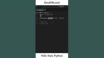 Các phương thức xử lý chuỗi Python - 04 - Replace #python #laptrinhpython #hocpython #phamvuongquy