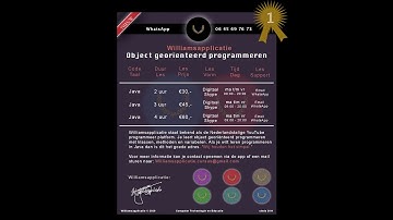 Cursus Object Georienteerd programmeren in Java