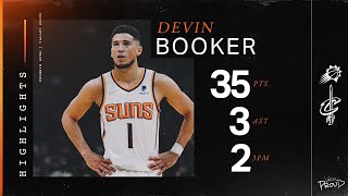 Devin Booker (35 PTS) Turns in High Scoring Effort vs. Cavaliers | Phoenix Suns