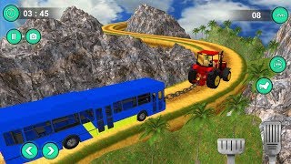 Tractor Pull Bus game  Tractor Hauling Simulator - Android Gameplay screenshot 4