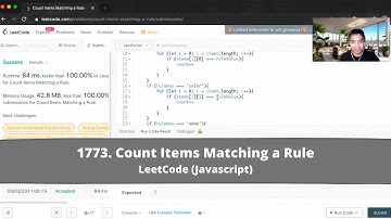 How to Solve "1773 Count Items Matching a Rule" on LeetCode? - Javascript