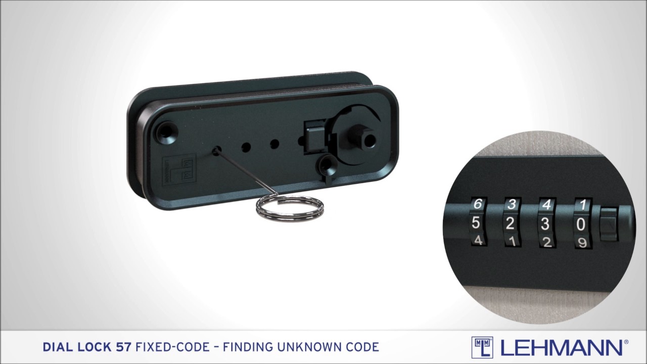 DialLock Fixcode 4 finding unknown code - YouTube