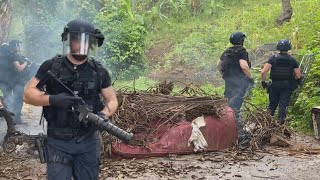 Mayotte: CRS et policiers du RAID interviennent dans la jungle | AFP