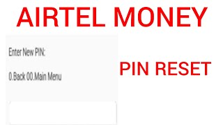 How To Set  Your New Airtel money Pin After Wrong Pin in 2024