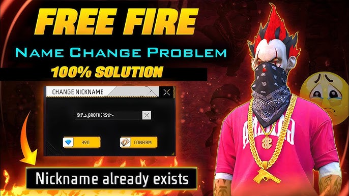 Free Fire Brasil - 💡Tive uma idéia de outro nome mais marcante para  colocar no jogo, mas não tem como mudar de nome 😢 🔥 Agora seu problema  com nomes acabaram, na