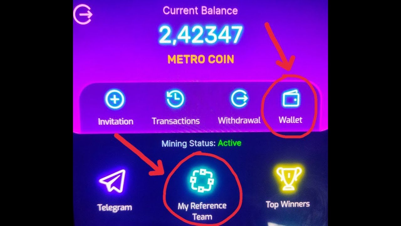 How to join Metro network mining. 