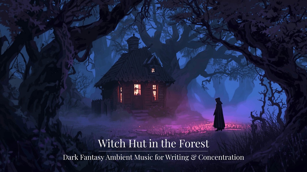 Witch Hut in the Forest | Dark Fantasy Ambient Music for Writing & Concentration (2 Hours)