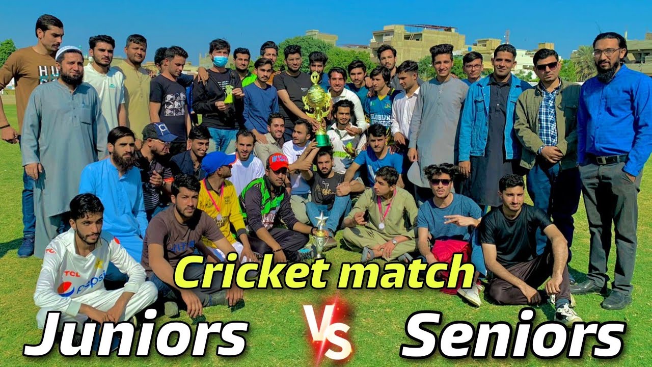 Cricket 🏏 match between Suniors & Juniors | Hanif khan vlogs