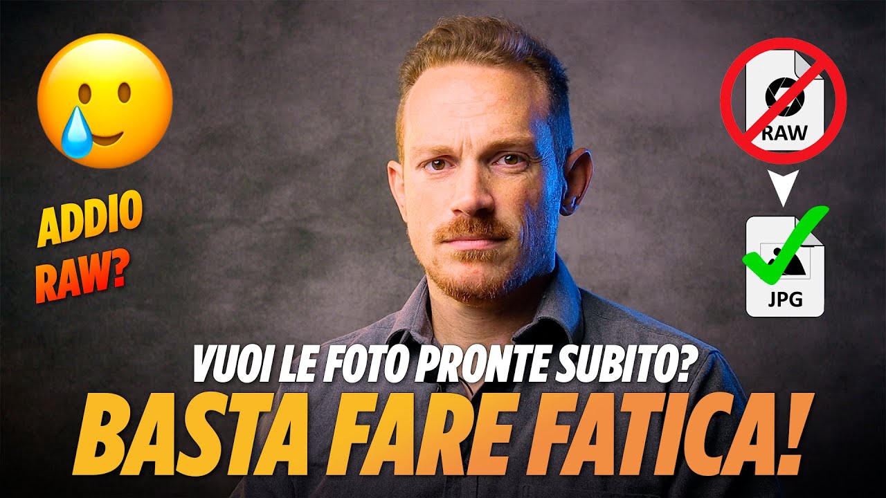 FOTO PRONTE SUBITO? BASTA FOTO RAW e Photoshop Ecco cosa voglio in una fotocamera ma non è iPhone 15