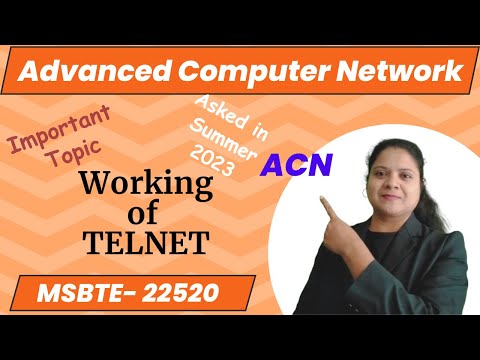 Working of TELNET| Important Concept- Summer 2023| ACN| Lecture-10| Padho Engineering