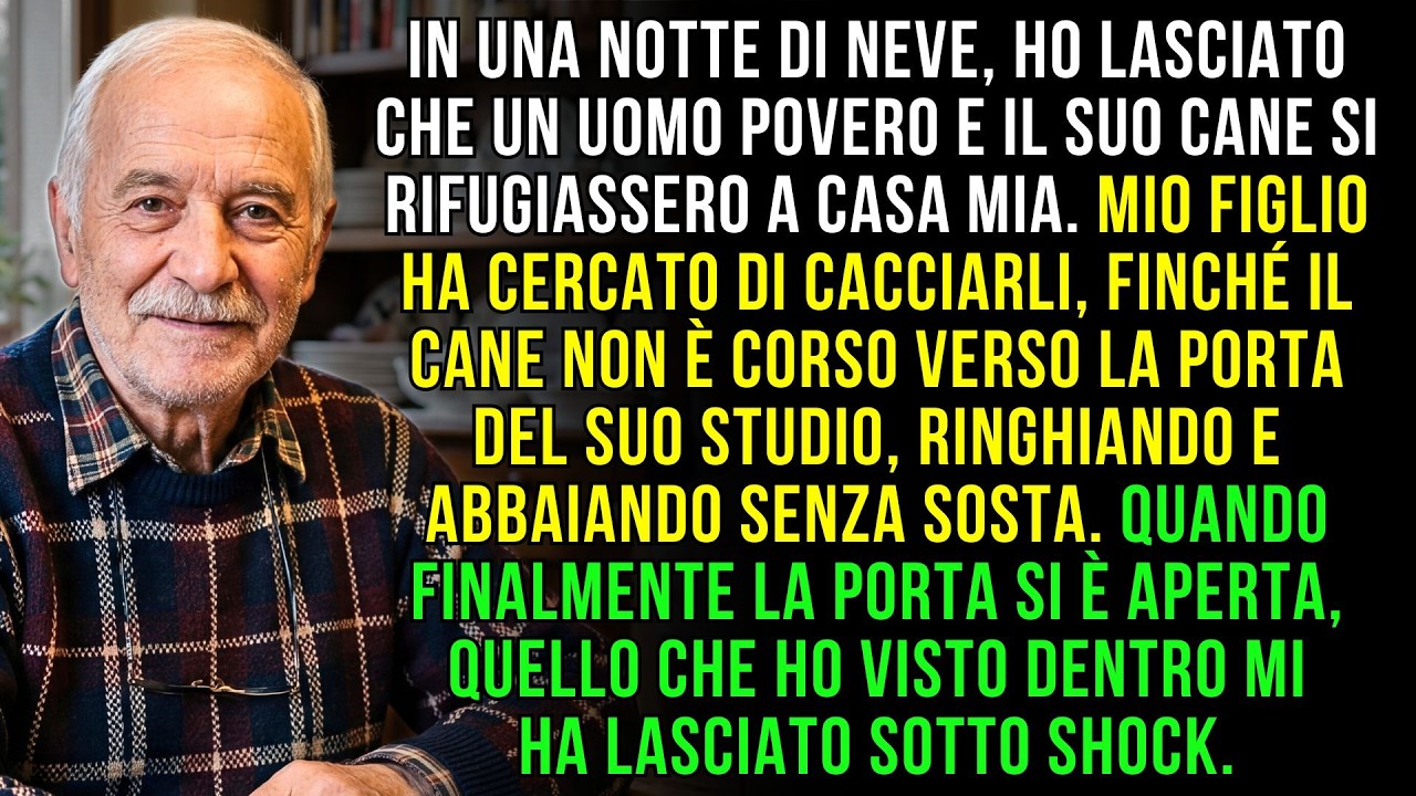Mio figlio mi ha portato in casa una donna per "accudirmi",e una notte un cane addestrato si è fermato davanti alla porta del suo studio e ha abbaiato tre volte. Ho scoperto che mia moglie non è...
